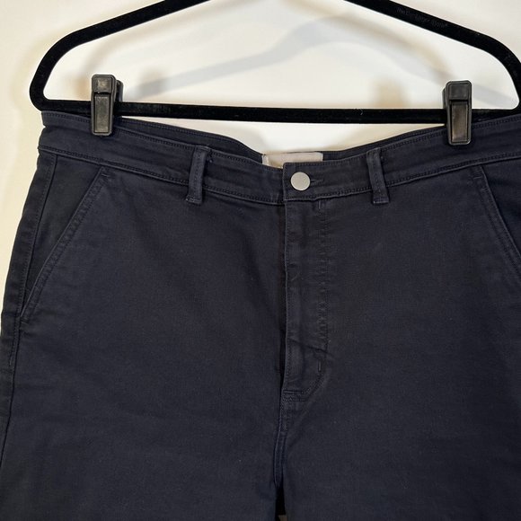 Everlane Black Straight Leg Pants - size 16 - Picture 1 of 2